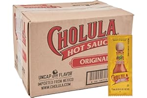Cholula Original Hot Sauce Packets, 200 count - One 200 Count Individual Hot Sauce Packets with Mexican Peppers and Signature Spice Blend, Perfect Single-Serve Size for Delivery and Takeout