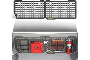 Trumgeta Aluminum Front Bed MOLLE Panel Fit for 2019–2025 Chevy Silverado 1500 5.8FT, No-Drill Installation, Heavy-Duty Truck