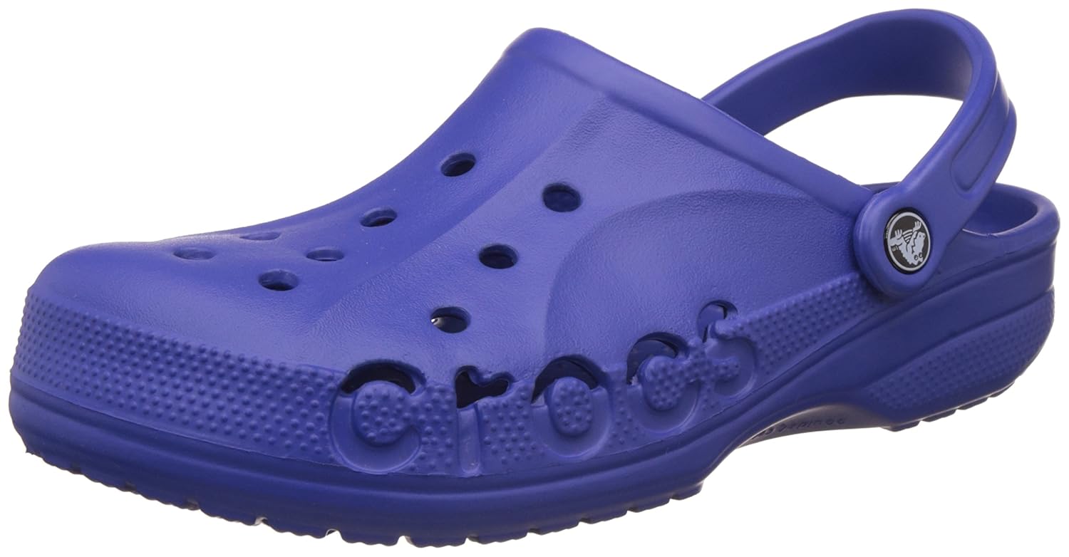 crocs unisex baya cerulean blue clogs and mules