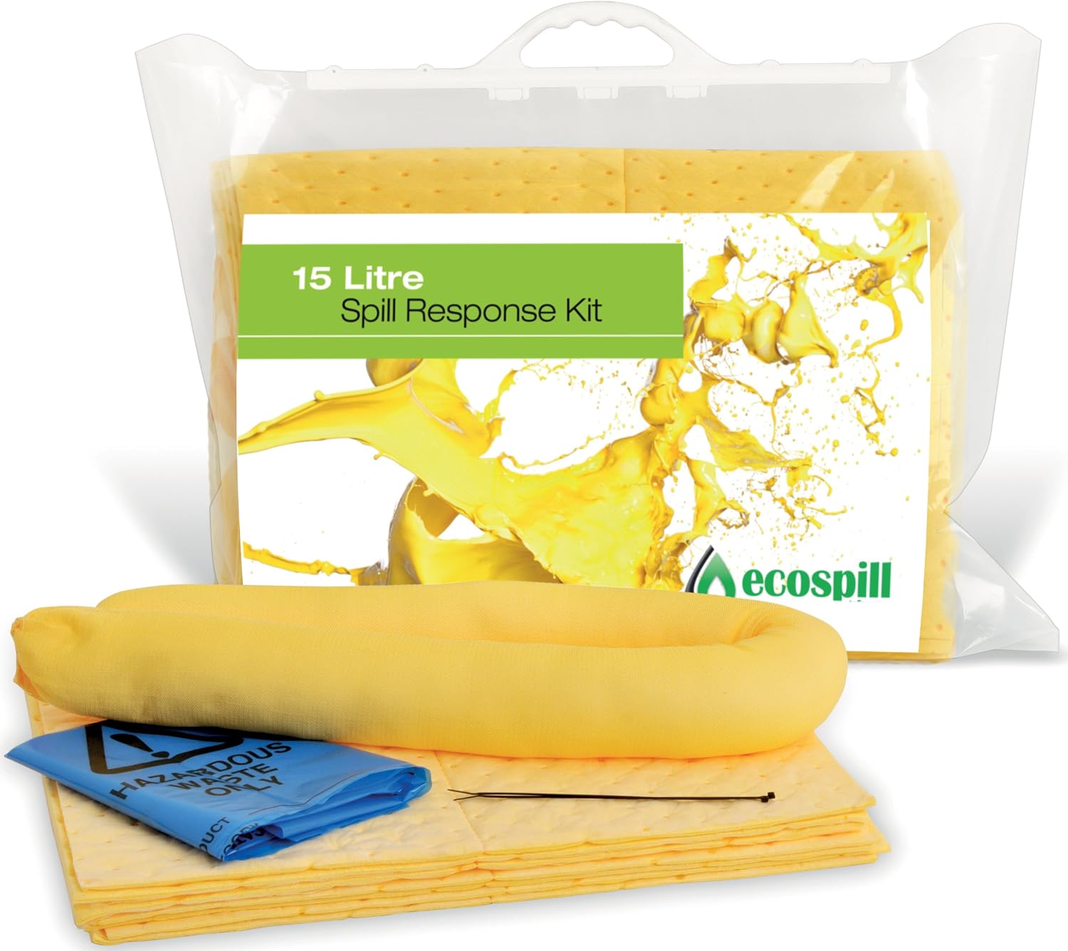 Ecospill CHEMSK15 Chemical Spill Kit, 15 L, 15 litres
