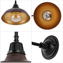 JONATHAN Y JYL7613G Aurora 12.25" 1-Light Farmhouse