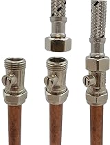 Pipestation 15mm Isolation Valve 2 Pack Flat Faced 1/2" Bolofix Male view 2