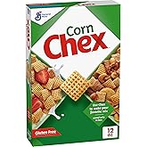 Corn Chex Cereal, Gluten Free,Chex Mix Ingredient, 12 oz | 16g Whole Grain per Serving, Good Source of 12 Vitamins &amp; Minerals, No High Fructose Corn Syrup