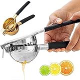A Bar Above Heavy Duty Gold Hand Juicer For Lime, Lemon, Oranges, and Grapefruit - Premium Quality Hand Juicer for Cocktails 