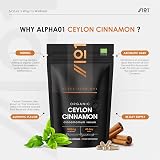 Alpha01 Organic Ceylon Cinnamon 1400mg 90 Vegan Capsules Verum Sri Lanka view 2