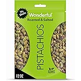 Wonderful Pistachios, No Shells, Roasted & Salted Nuts, 12oz Resealable Bag