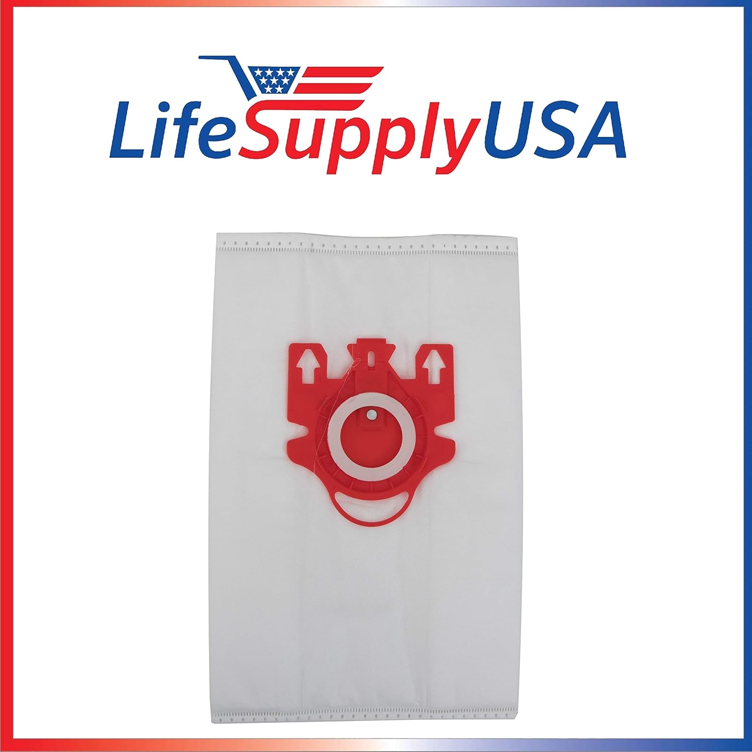 LifeSupplyUSA 4 Pack Vacuum Bag Set Includes 1 Motor and 1 Air Filter Compatible with Miele F, J, M