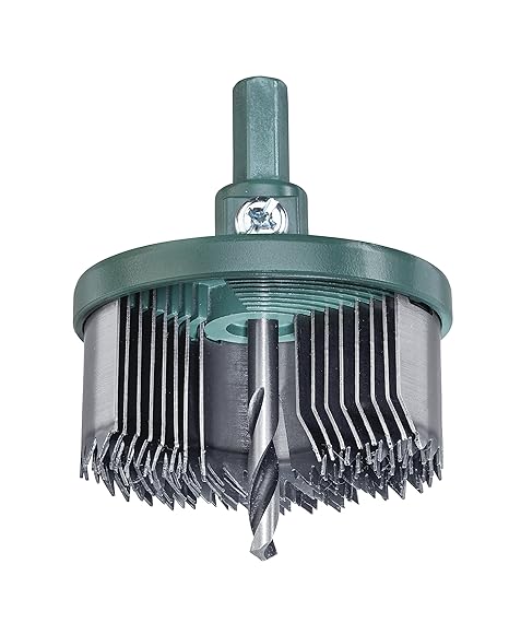 kwb AKKU-TOP Mehrkranz-Lochsäge – 8 Sägekränze, für Bohrmaschinen und Akkuschrauber, 13 mm Bohrfutter geeignet