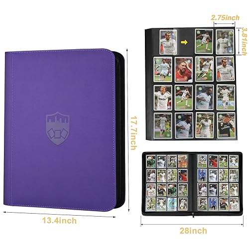 trading card binder near me Pro365 1000+ Card Binder – 16-Pocket Side Loading – Zipper & Waterproof –  For Pokémon TCG Pikachu Ultra Pro Binder