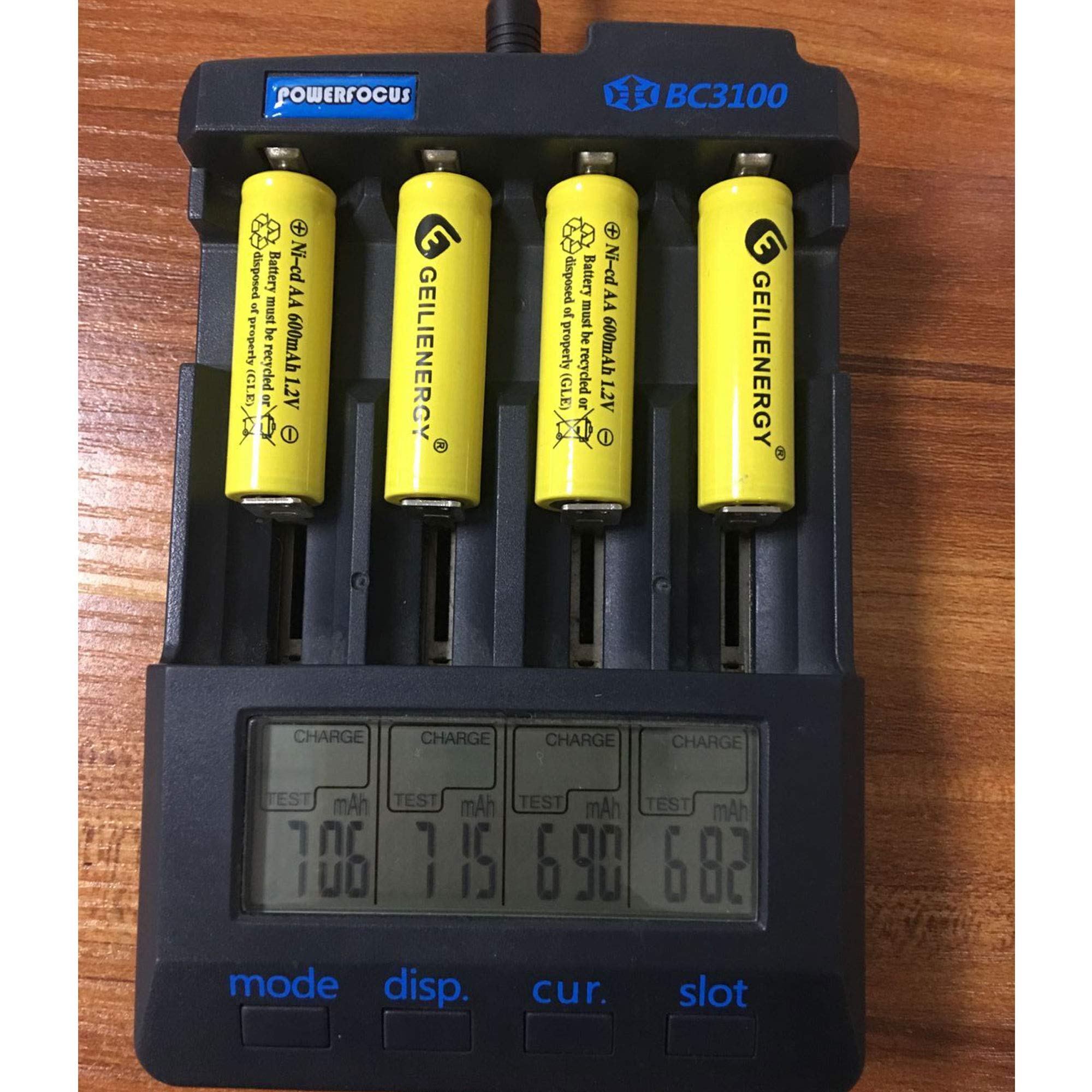 GEILIENERGY Solar Light AA NiCd AA 600mAh 1.2V Rechargeable Batteries for Solar Lamp Garden Lights(8 PCS)