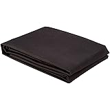 Amazon Basics Waterproof Car Back Bench Seat Cover Protector for Pets - 56 x 47, Black