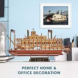 CubicFun Ship 3D Puzzle Mississippi Steamboat Kit 142 Pcs No Glue No Scissors view 5
