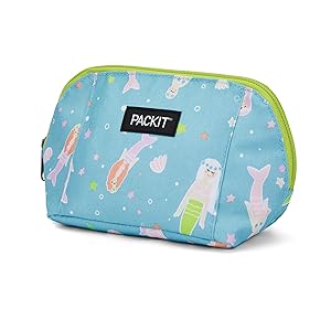 PackIt AMZ-SN-MER Freezable Snack Bag, Mermaids
