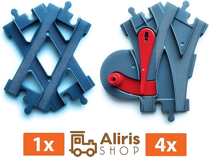 Decor Et Construction 1 Carrefour Accessoire Compatible Avec Duplo Train Aliris 4 Aiguillages Jeux Et Jouets Lemoncitylive Com