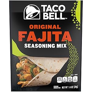 Taco Bell Original Fajita Seasoning Mix (1.4 oz Packets, Pack of 24)