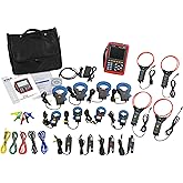ETCR5000 3-Phase Power Quality Analyzer with 16 Current Clamps | Supports Harmonic Analysis and Includes ETCR008B, ETCR040B, ETCR068B, ETCR300F Current Clamps with 10mA&ndash;6000A Range