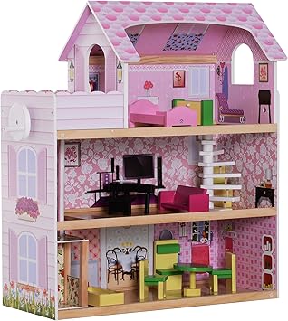 casa di barbie tre piani con ascensore