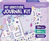 jackinthebox Gratitude Journal Kit for Girls 8-12 242 pcs Scrapbook Set