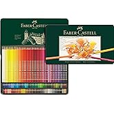 Faber-Castell Polychromos Artists' Color Pencils - Tin of 120 Colors - Premium Quality Artist Pencils