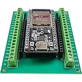ESP32S ESP-WROOM-32 Development Board with Screw Terminal Expansion Board (1 Set), 38-Pin WiFi and Bluetooth Module, USB Type-C &amp; CP2102, Dual-Core ESP32 for Arduino IDE &amp; IoT Projects