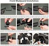 TAGVO Bike Mudguard Set 3 Pcs Universal Front Rear Fenders MTB Road Bike view 6