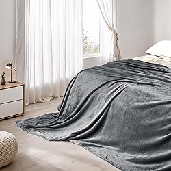 NICETOWN Soft Blanket King Size Fleece Warm Fuzzy
