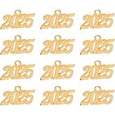 PATIKIL 2025 Graduation Tassel Charm, Alloy 2025 Year Large Letter Charm