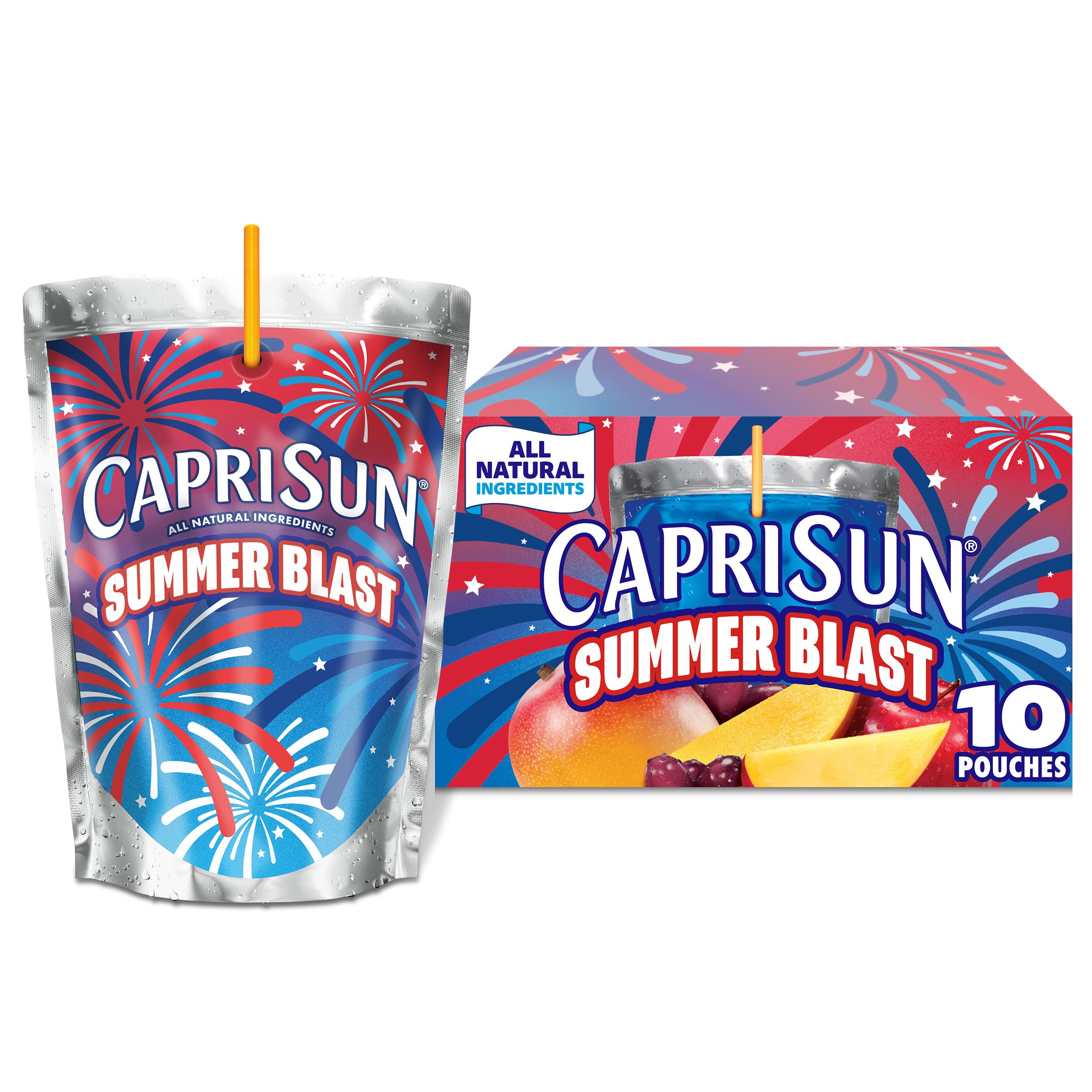 Capri Sun Summer Blast Passion Fruit Mango flavored