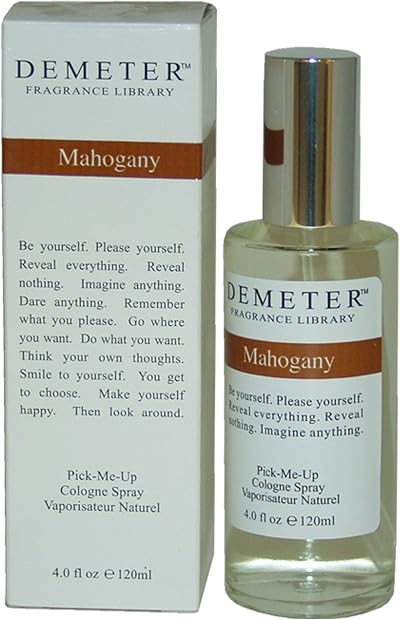 Demeter Mahogany Cologne Spray for Men - Rich Exotic Wood Fragrance