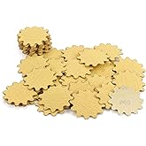 MAXMAN 2" Sanding Discs,60 Grit Alumina Orbital Sandpaper, Hook &amp;Loop Pads | 50Pcs Flex Edge Sander Pads, No-Hole Design, Perfect for Sanders Hand Drill, Bowl Sanders &amp; Woodworking Wood, Metal, Auto