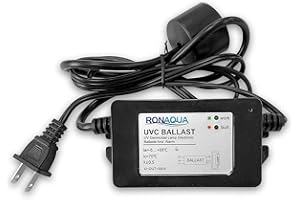 RONAQUA 100-120V 55W Electronic Ballast for 12GPM UV Water Sterilizer with Four Prong Connection to Lamp and Green/Red Indicator Light
