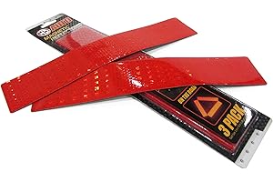 Be Smart Get Prepared Magnetic Reflector (3-Pack). Install The Magnet to Any Metal on The Front, Side or Rear of Your Vehicle