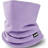 Oruliss Winter Neck Warmer for Men Women, Fleece Neck Gaiter Double-Layer Face Cover Ski Mask for Cold Weather