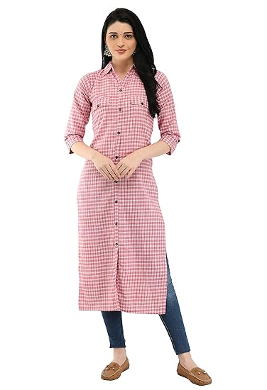 Women's Cotton Straight Kurta