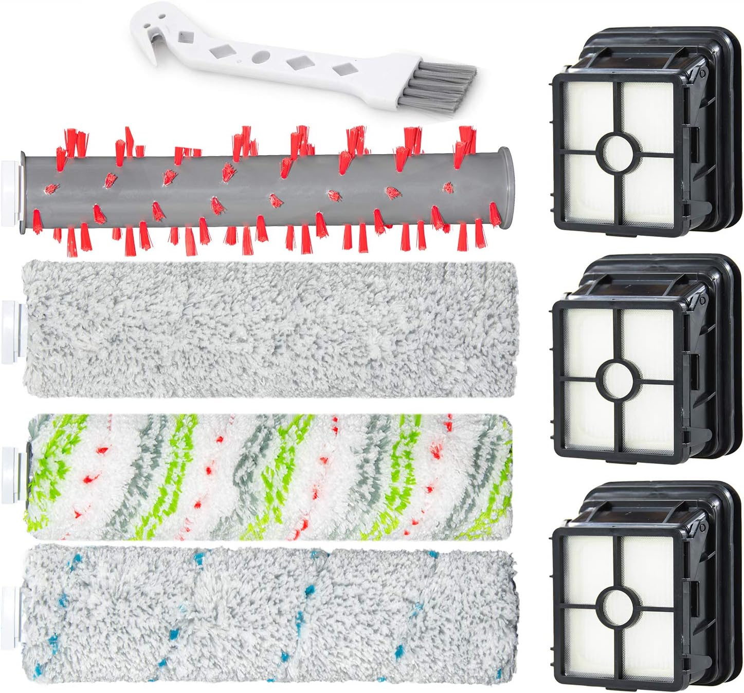 SKROS 2554A Brush Roller & Filter Replacement Set