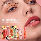 Mrettick 6 Pcs Roll-on Moisturizing Lip Oil Set Fresh Fruit Flavors Hydrating view 3