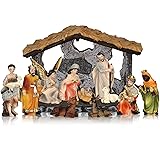 Geetery Cartoon Christmas Nativity Set Includes