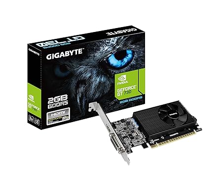 Gigabyte GeForce GT 730 2 GB Graphic Karten gv-n730d5–2 GL