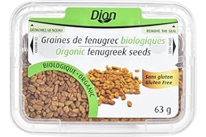 Dion Organic Fenugreek Seeds / 63 g/Gluten Free