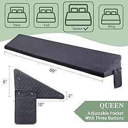 Full Size Bed Wedge Pillow - for Headboard
