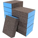 LifCratms Coarse Sanding Sponge, 36 Grit, 12Pcs | Wet Dry, Sanding Block, Metal Sandpaper Blocks, For Drywall Wood Plastic Metal Furniture