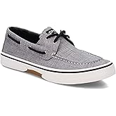 Sperry Men's Halyard Boat Shoe, Black, 8 M