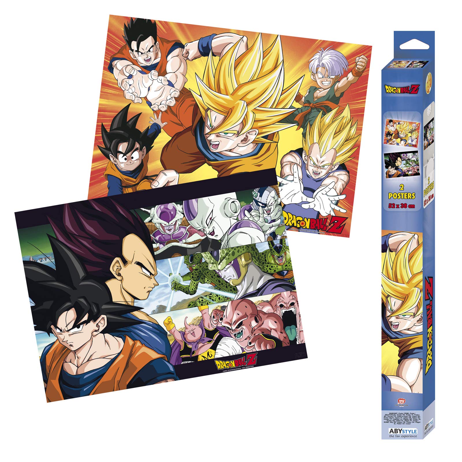 ABYSTYLE Dragon Ball Saiyans 52 x 38 Chibi Poster