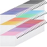 EOOUT 72pcs Mesh Zipper Pouch, A4 Size, 12 Colors Zipper Bags for Organizing Storage, Waterproof Puzzle Bag, Zipper File Bags for Board Games and School Office Supplies