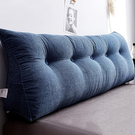 Amazon 大きい クッション 背もたれクッション おしゃれ 北欧風 洗える ごろ寝クッション ゴロ寝枕 ソファークッション 150 50 23cm フロアクッション 三角クッション かわいい 疲れない カラー 座椅子 厚い ポケット付き ベッドウエッジ 枕 ネックピロー オンライン通販