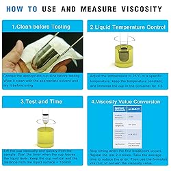 Viscosity Cup No. 4 Zahn Cup, 4 Viscometer Dip Type