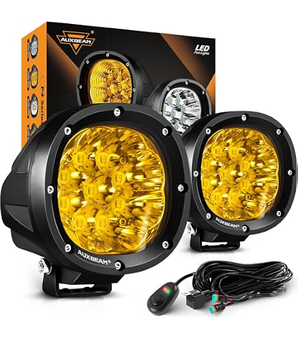 Flush Mount LED Lights 5'' 2PCS 90W LED Driving Lights