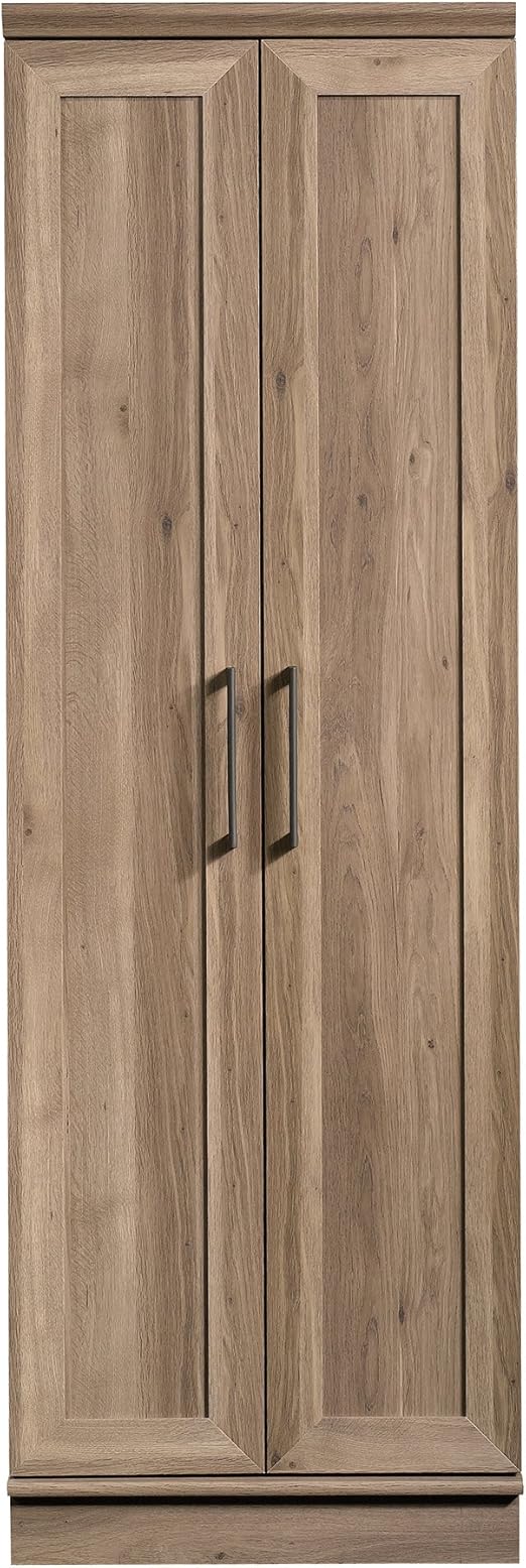 Amazon Com Sauder Homeplus Storage Cabinet Salt Oak Finish Furniture Decor