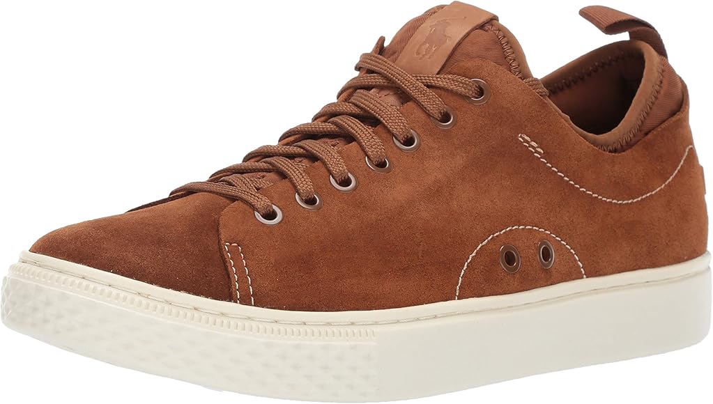 polo ralph lauren dunovin leather sneaker