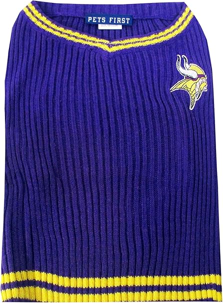 minnesota vikings dog sweater